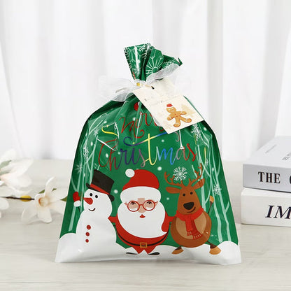 🎄 Tie rope Christmas Gift Bags