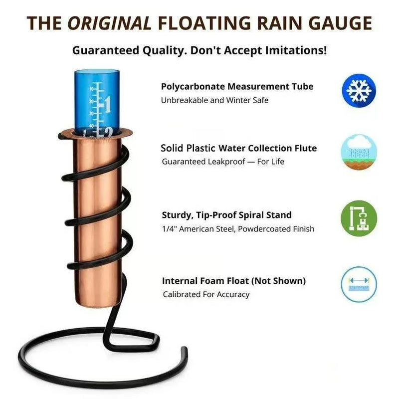 World's Coolest Rain Gauge